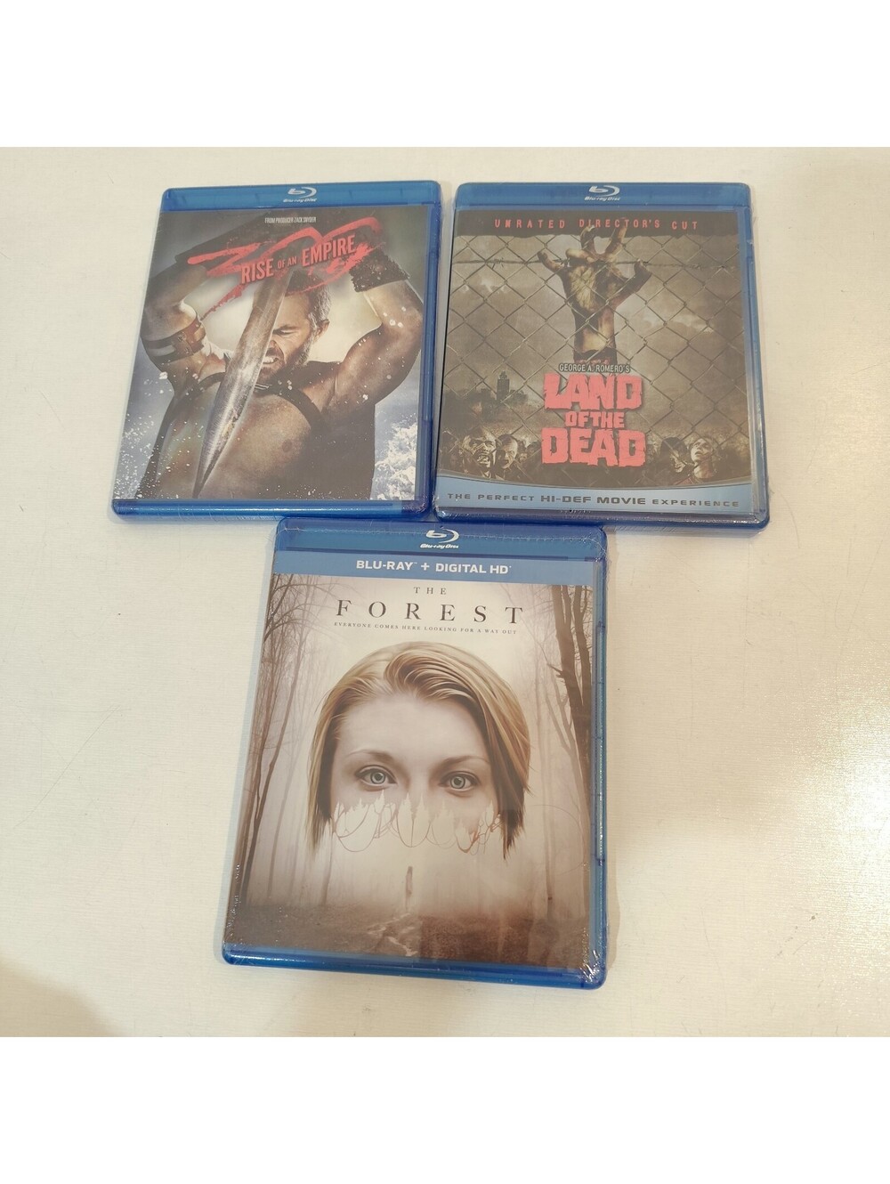 Lot of 3 blue-Ray Assorted Movie, Horror And Action